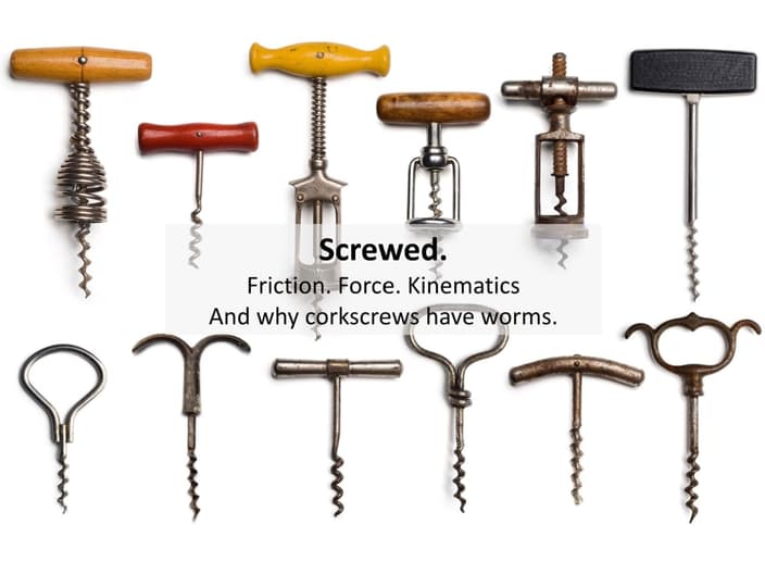 corkscrew with worm - examples