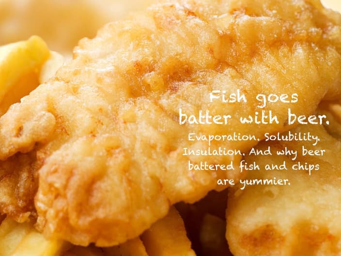 beer battered fish and chips 