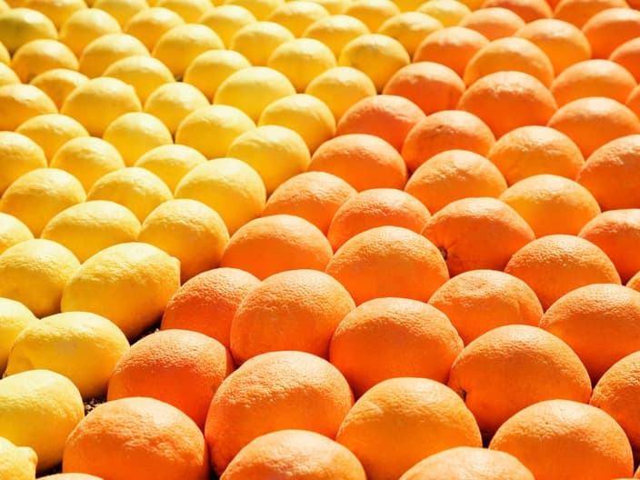 the enantiomer D-limonene can be made from the rinds of oranges and lemons