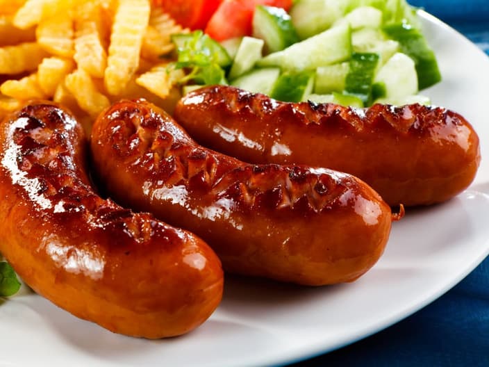 Sausages can also trace it language origins to salt