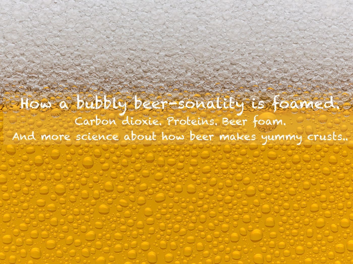 beer foam science