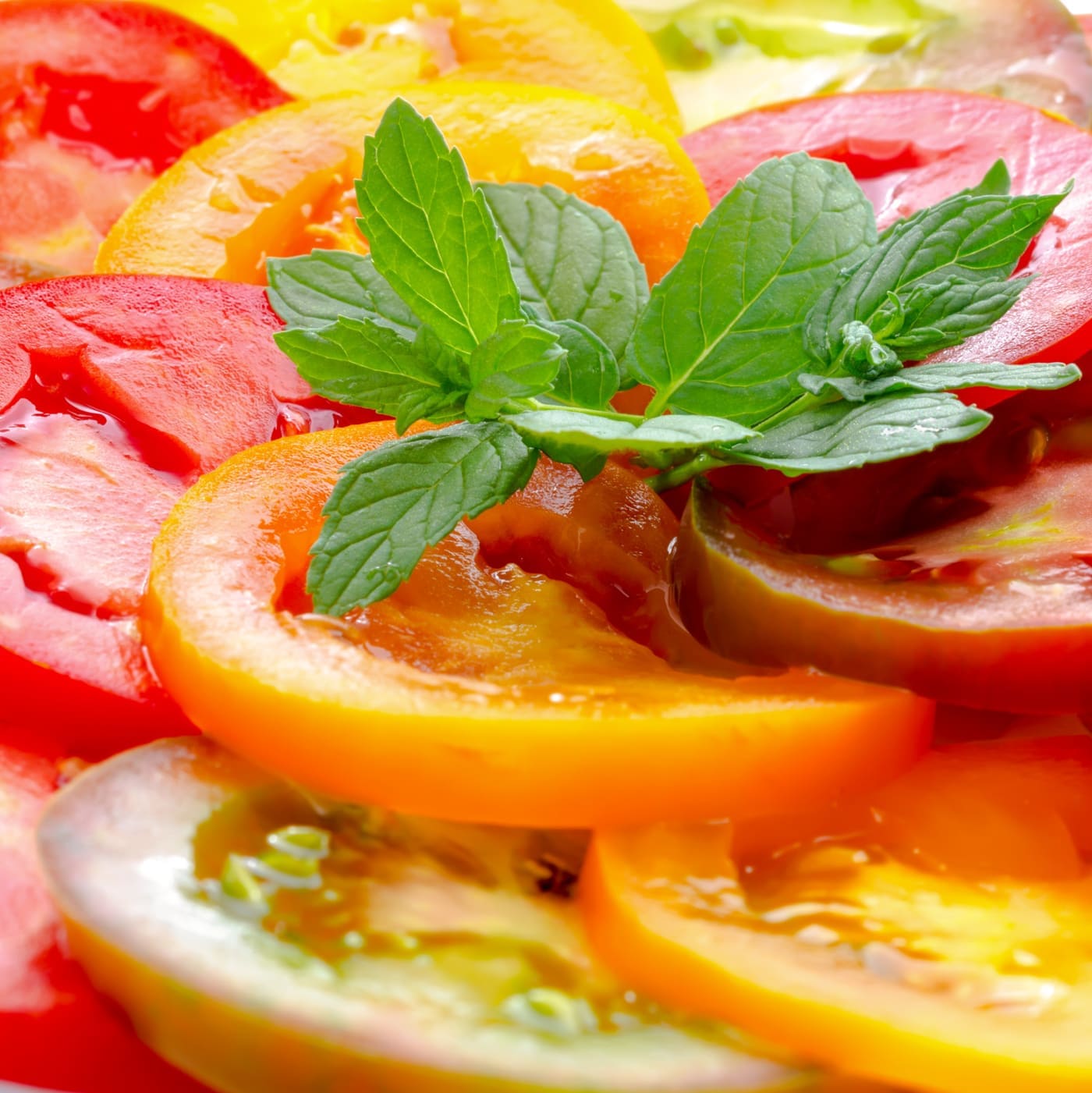 natural colors of food