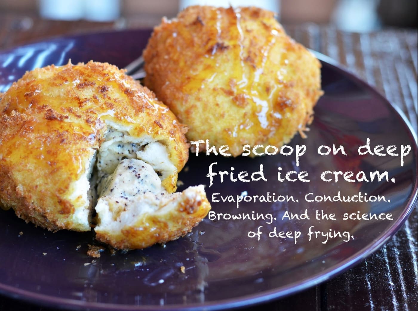 deep fried ice cream
