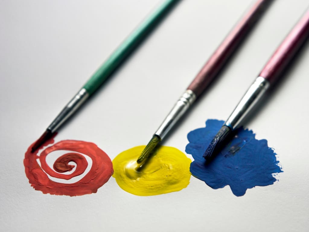 close up of the differnt sizes of brush