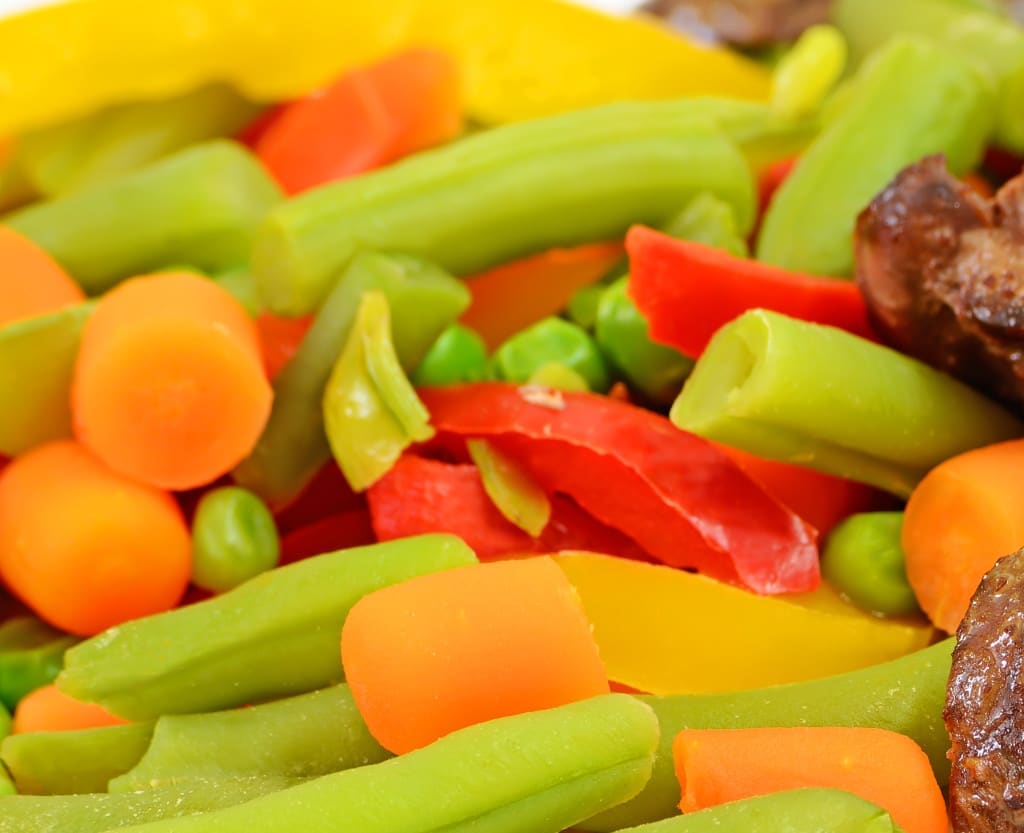 Pectin in Boiled vegetables 
