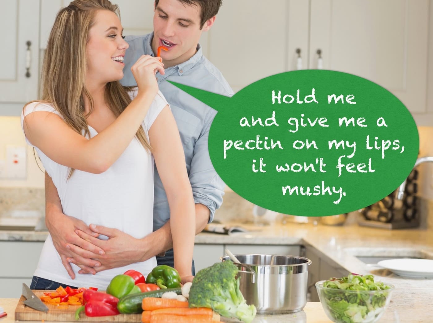 pectin holds up vegetable structure, preventing mushiness
