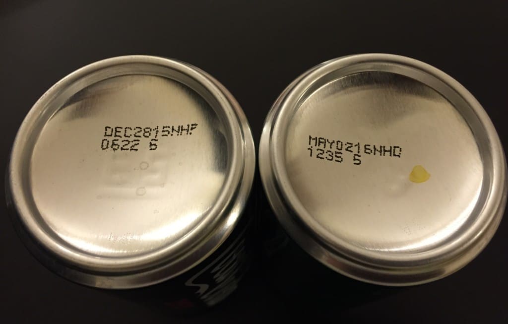 soda can and expiry date