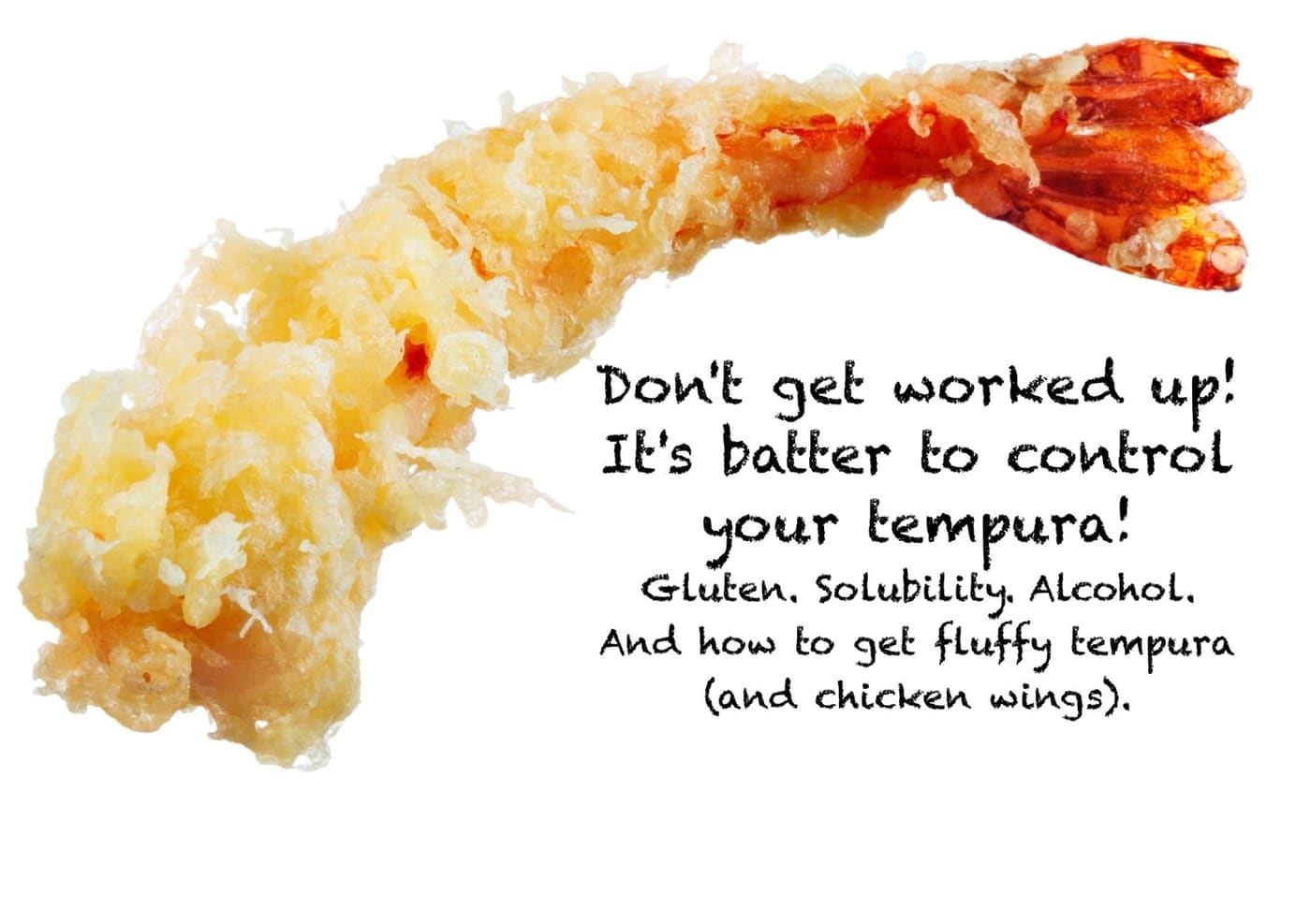 tempura with light and crispy batter