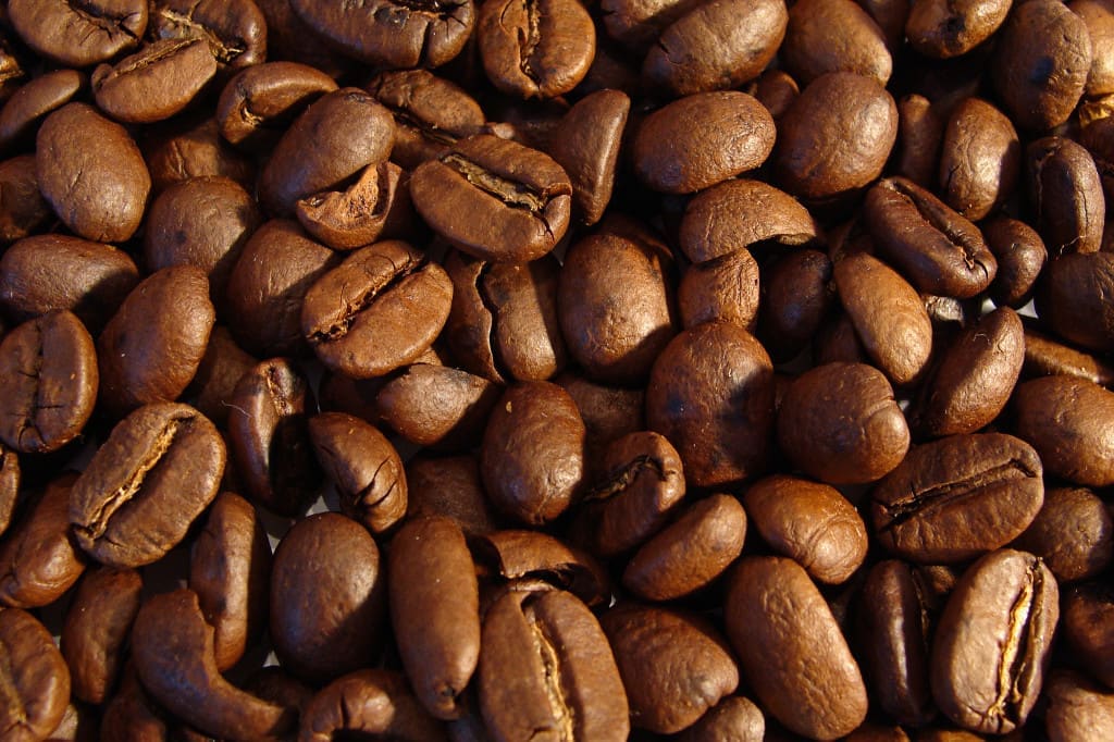 roasting coffee beans