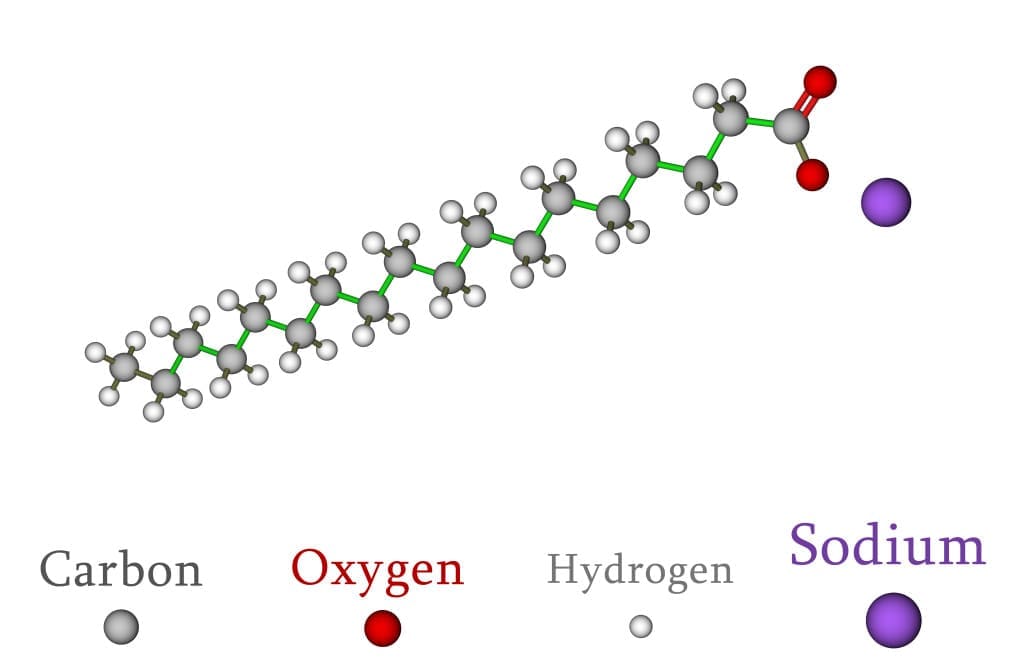 cow and soap - sodium stearate