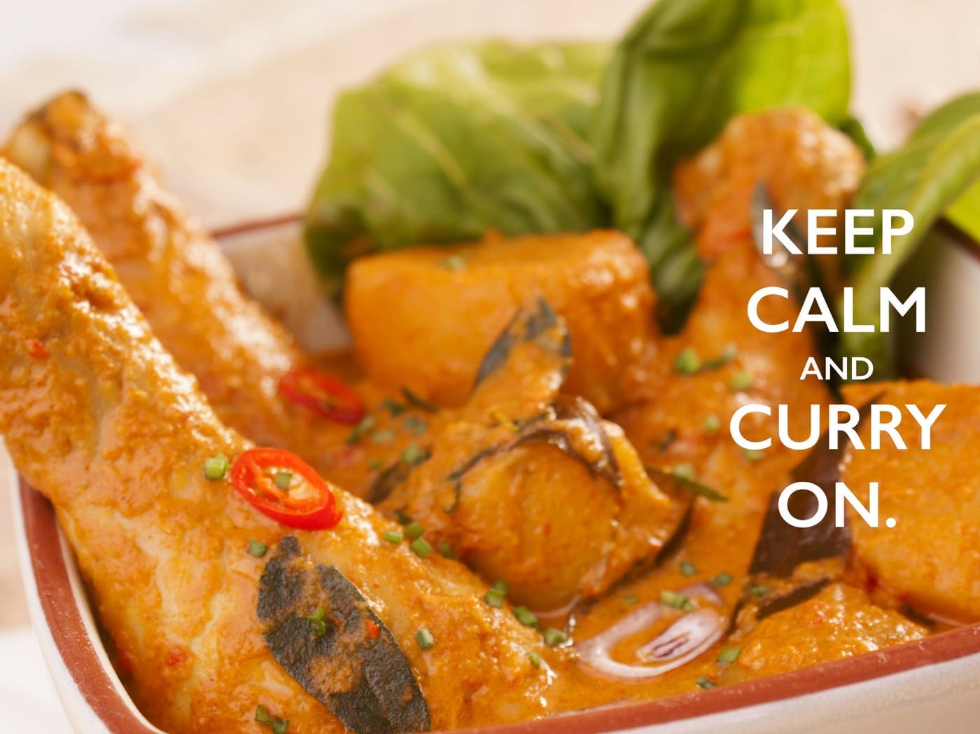 spicy curry chicken - found in many parts of south and southeast asia