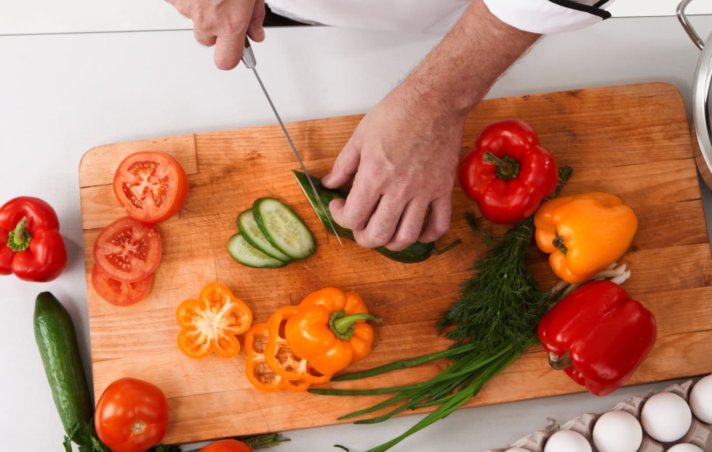 cut vegetables like a chef