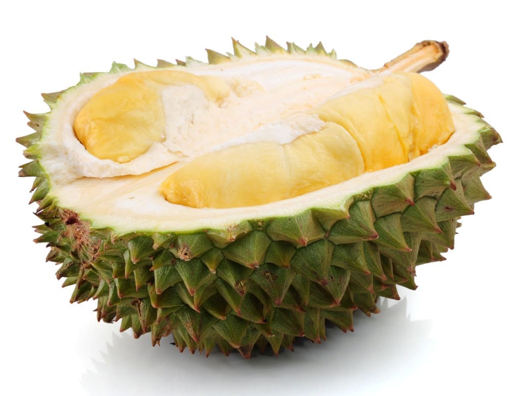 durians - half opened