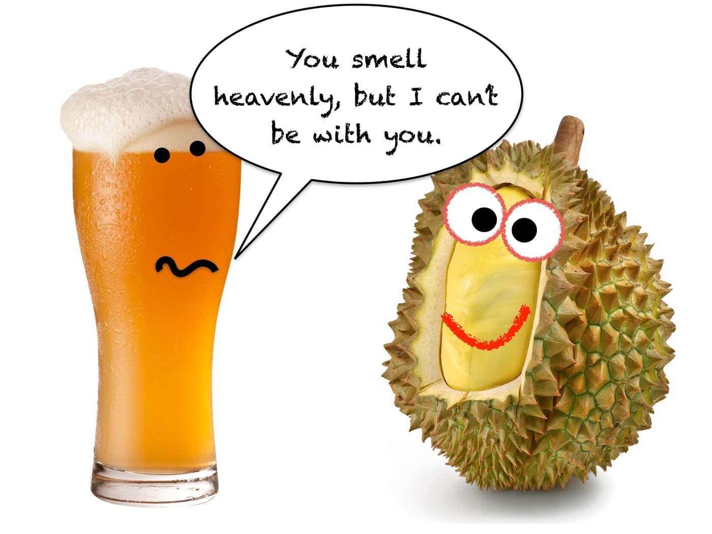 durians and alcohol cannot be together