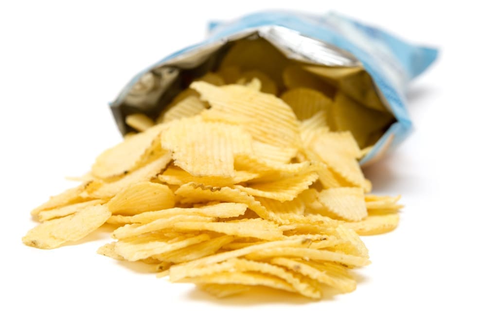 Packaging design of potato chips bags helps to cut down oxidation