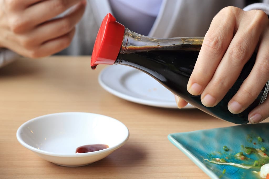 Soy sauce bottle - easy to hold and easy to control pouring
