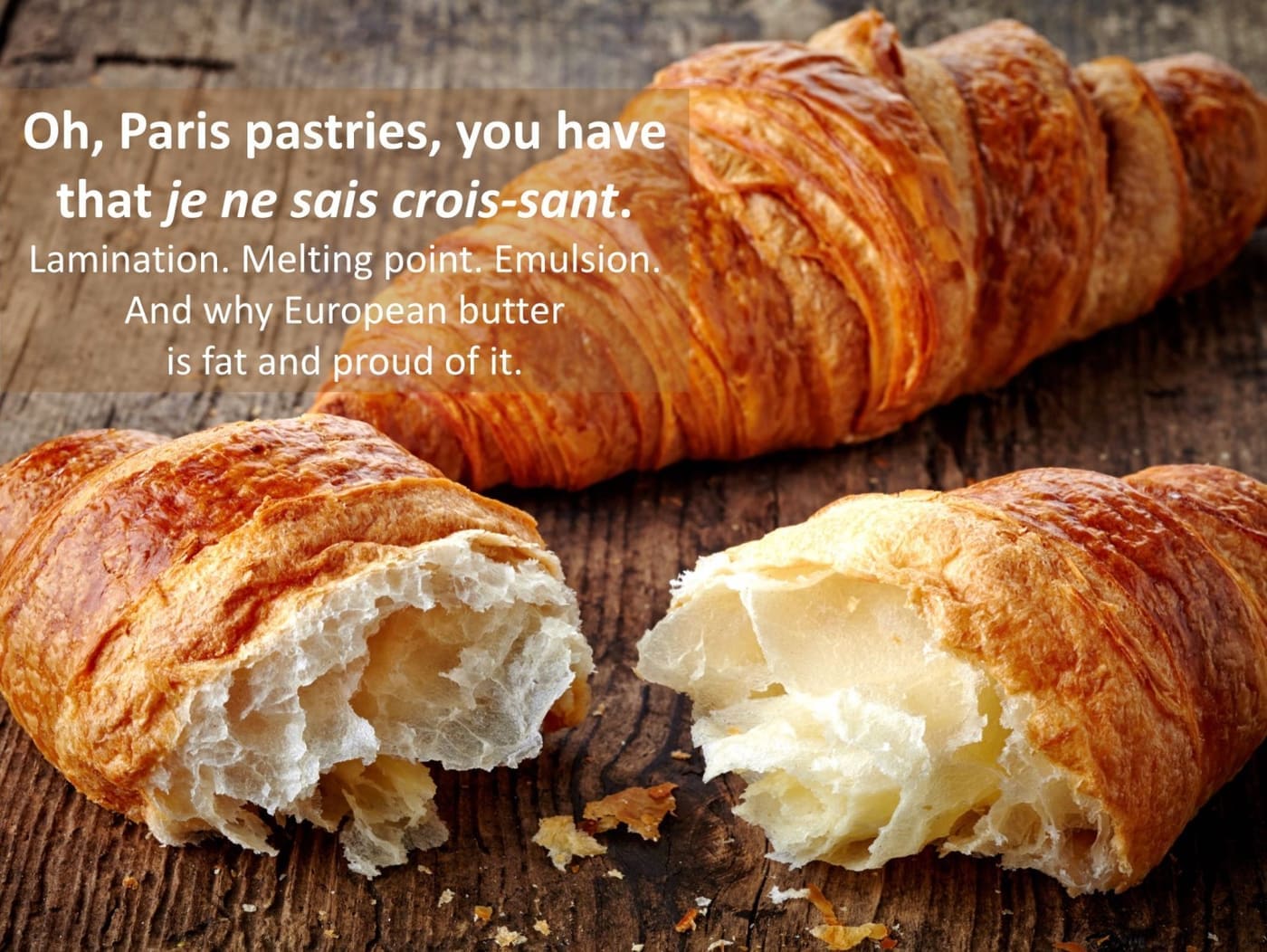 croissants and butter