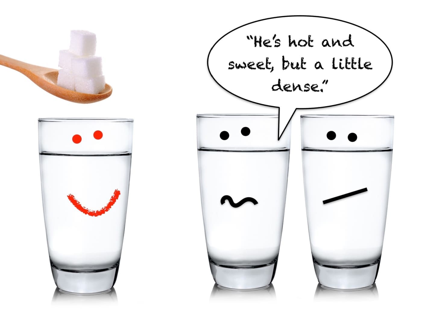 density - higher temperatures dissolve more, making the solution more dense
