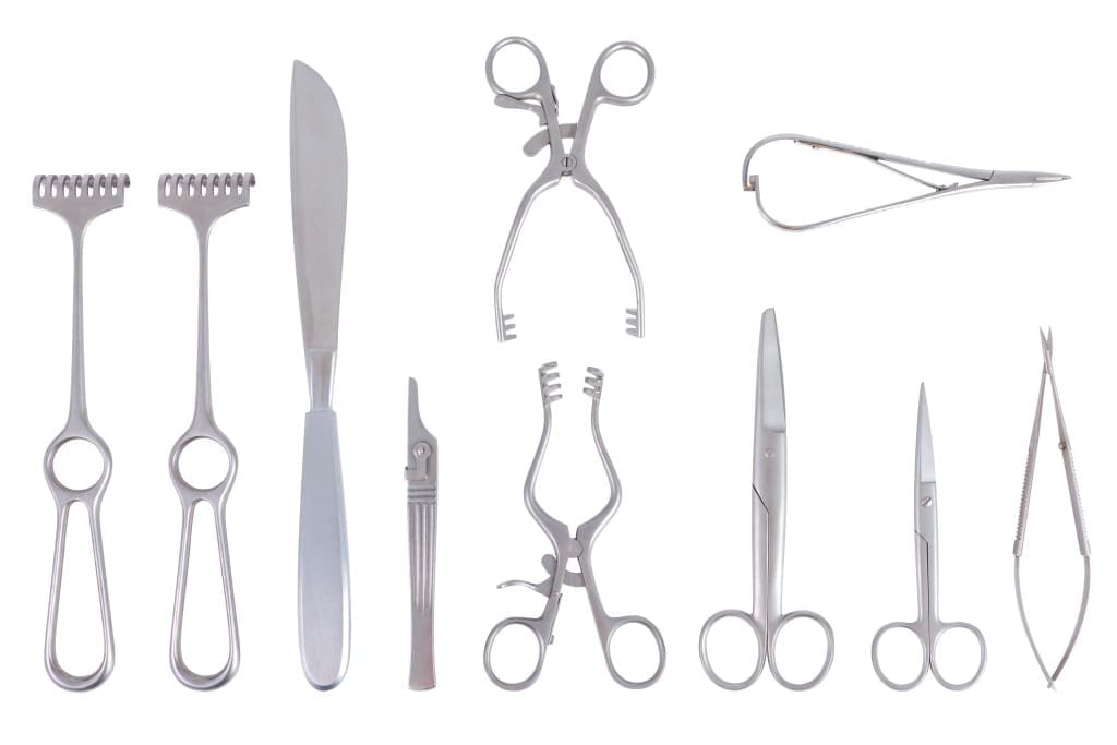 Surgical instruments and other medical devices can be sterilized by gamma radiation