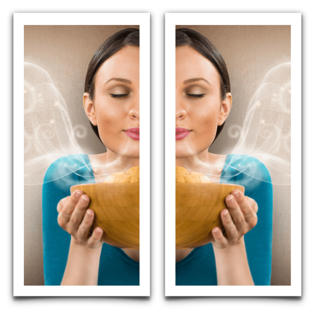 Enantiomers smell different even though they have the same chemical formula and are mirror images of each other