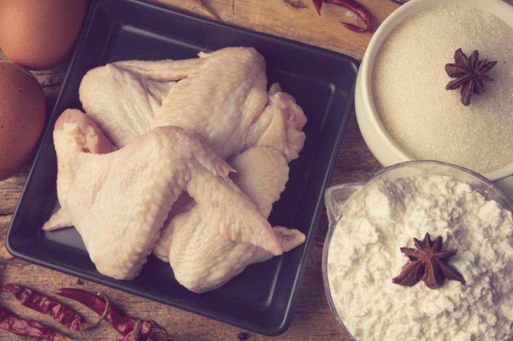 salting chicken makes them juicier - - soy sauce does that too