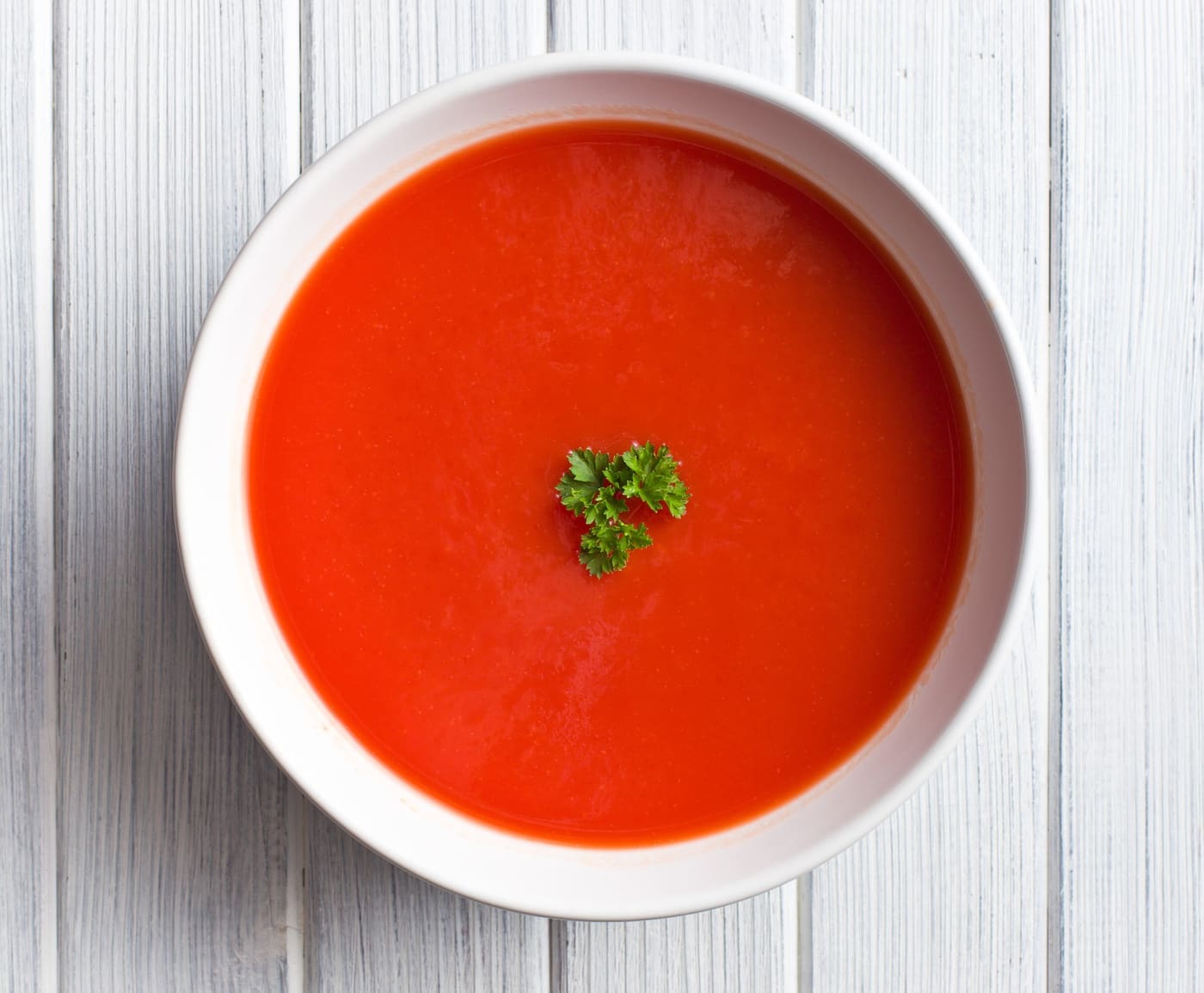 the bottomless tomato soup bowl experimented with how well our stomach knew we were full