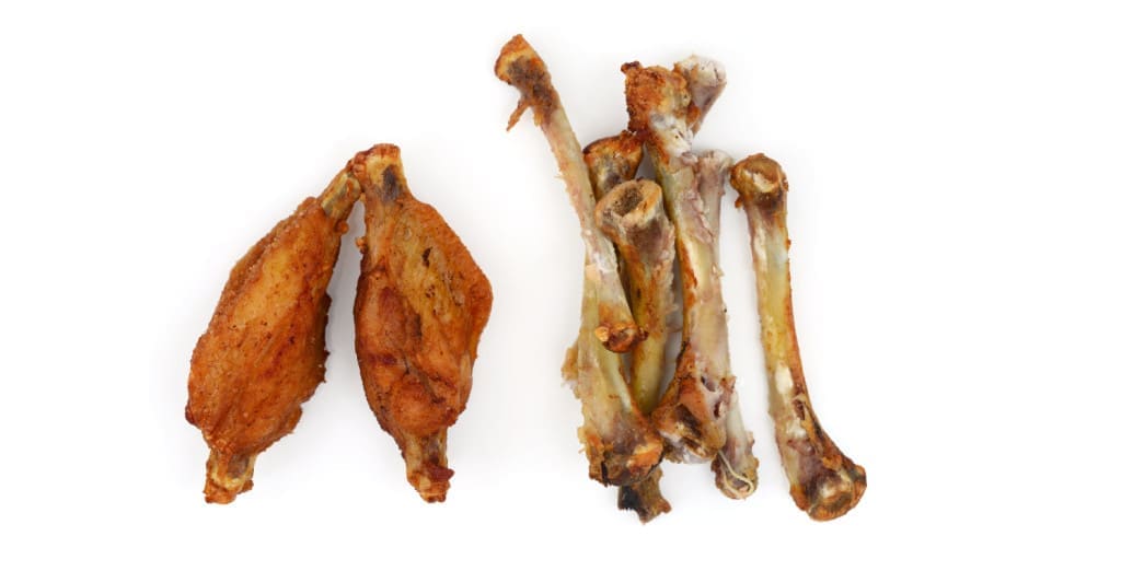 buffalo and chicken wings and bones - as visual cues to much we eat more so than how full our stomach feels